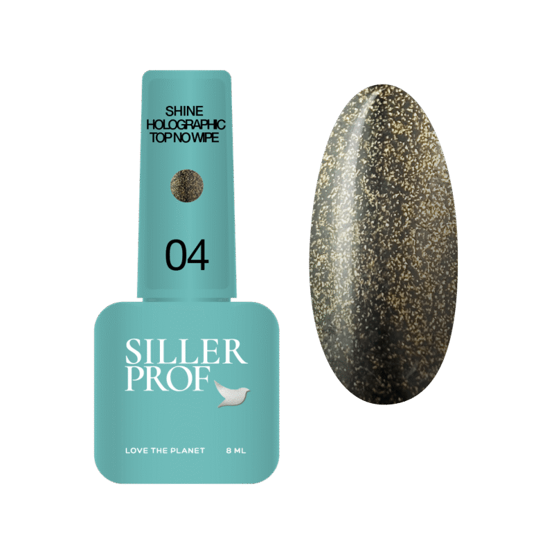 Siller Shine holographic top no wipe Product card 8 ml 4